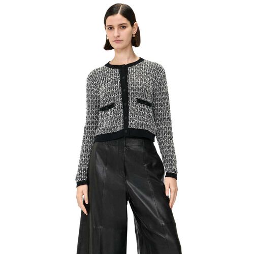 Veronika Maine Tweedy Knit Cardigan